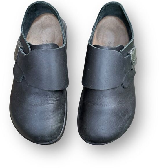 Betula Birkenstock Black Leather Shoes Women's EU 37 - Picture 8 of 15